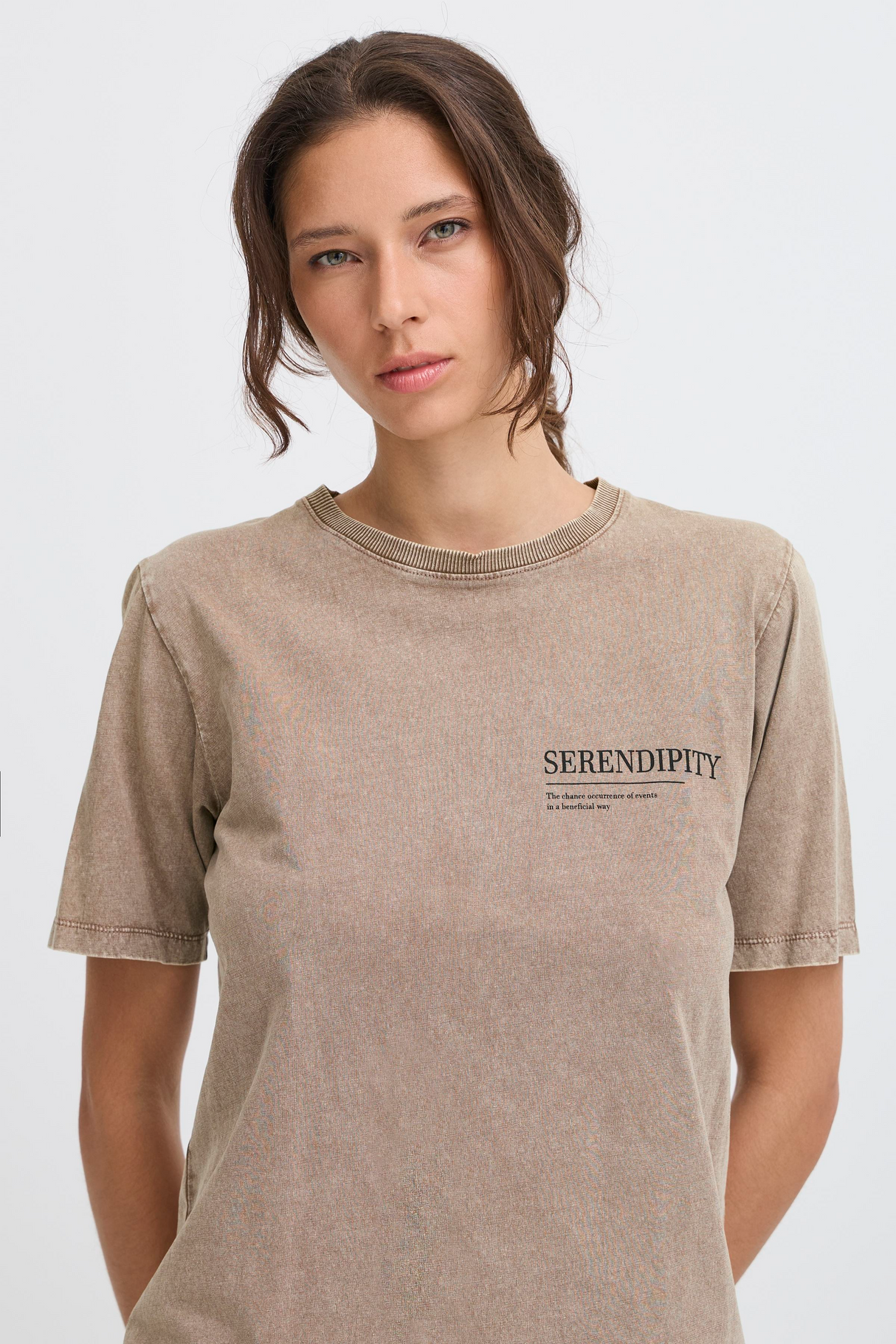 BYSolko SS T-shirt - Valnød