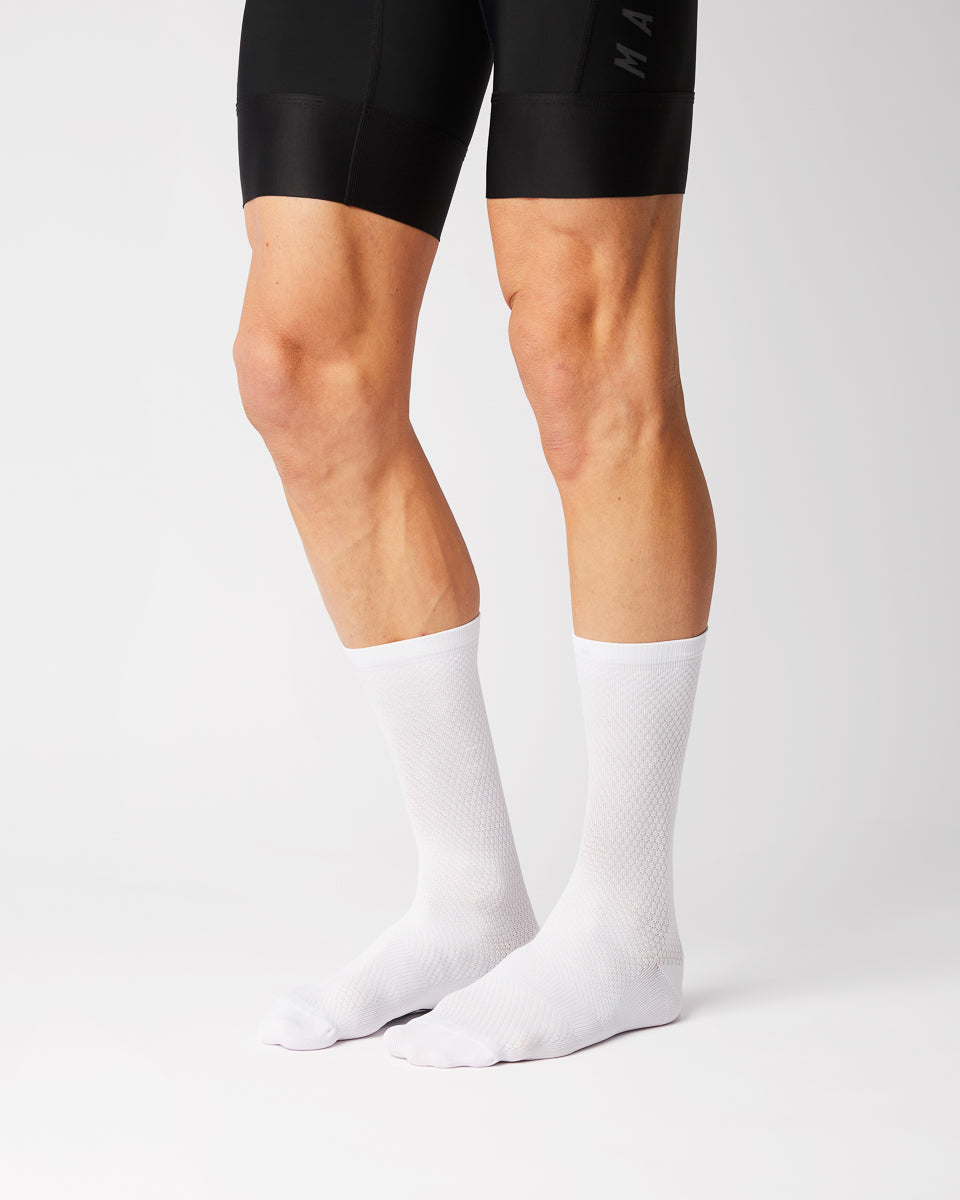 Aero Soft Cykelstrømper - Fingerscrossed - Hvid