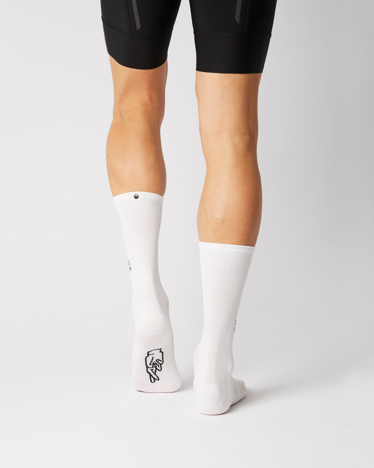 Classic Iconic Hell Yeah Cykelstrømper - Fingerscrossed - Hvid