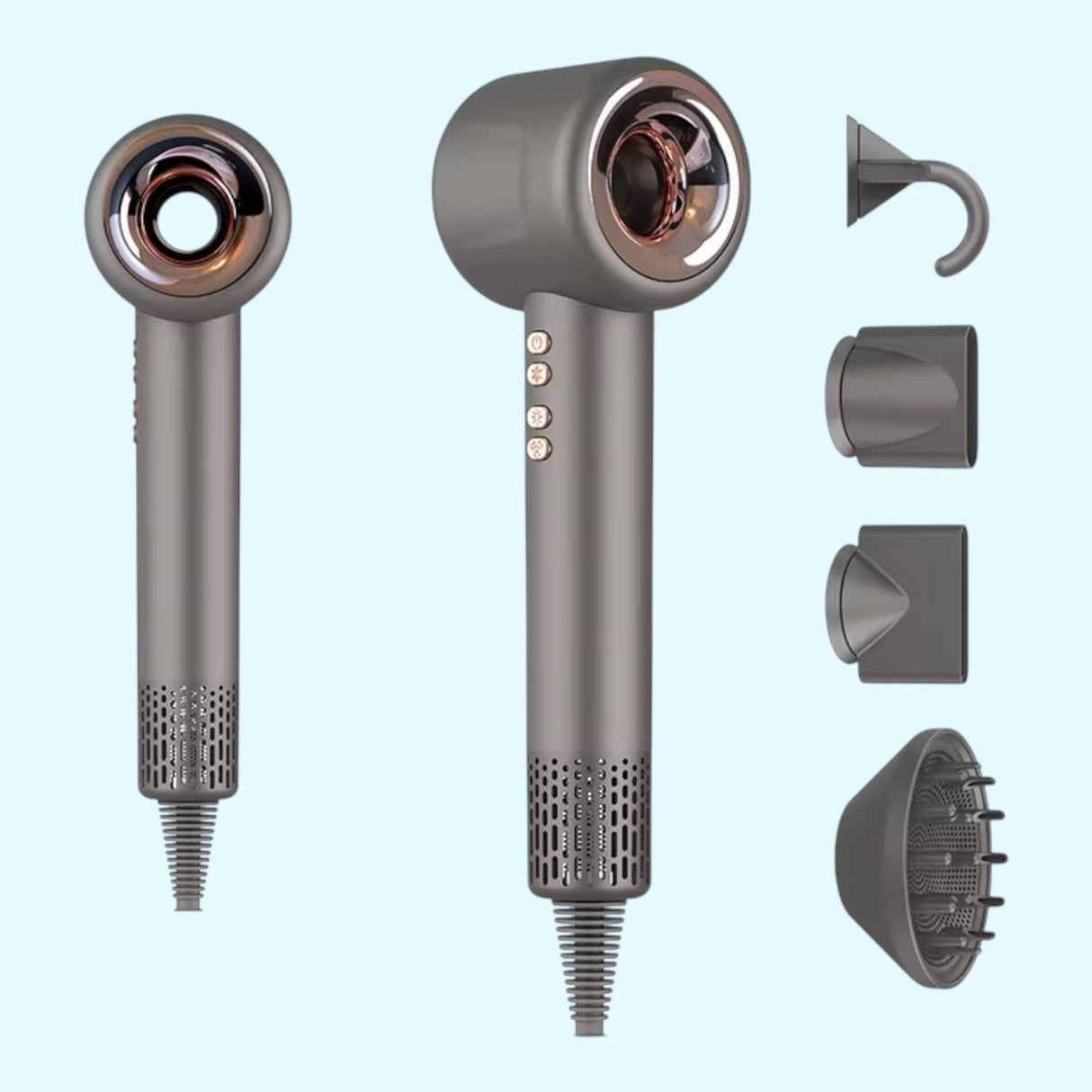 Ionic Proff styling kit – Professionel hårtørring med luft, ioner og kontrolleret varme