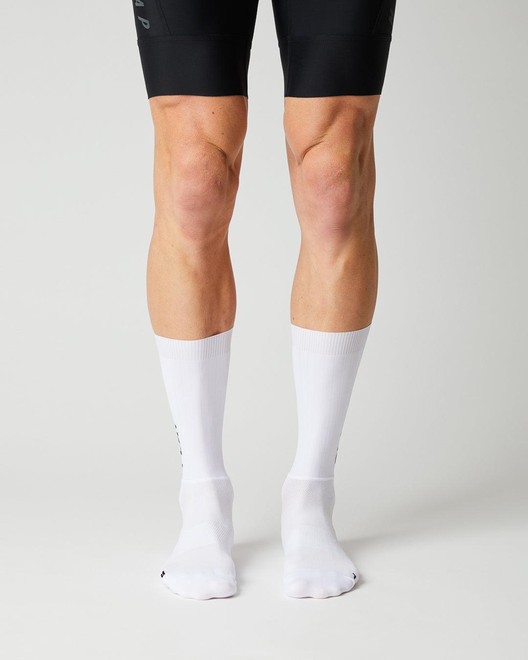 Aero Play Cykelstrømper - Fingerscrossed - Hvid