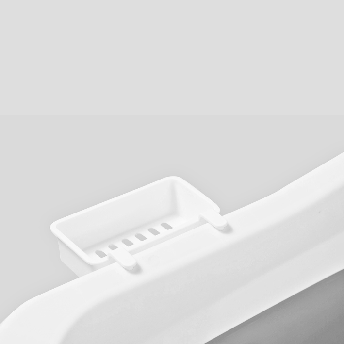 Foldebadekar til voksne - Med låg - 143cm/Grå - Ekstra 300 cm. slange, sort badepude, lækker opbevaringspose samt ekstra prop inkl. Værdi kr. 798,-.