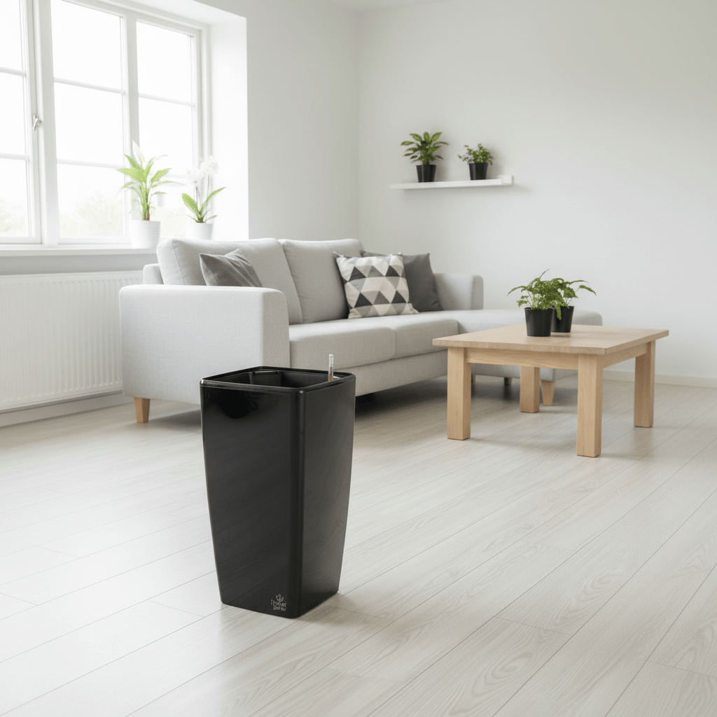 Quadrato 34 cm - Lækker plantekrukke med selvvanding