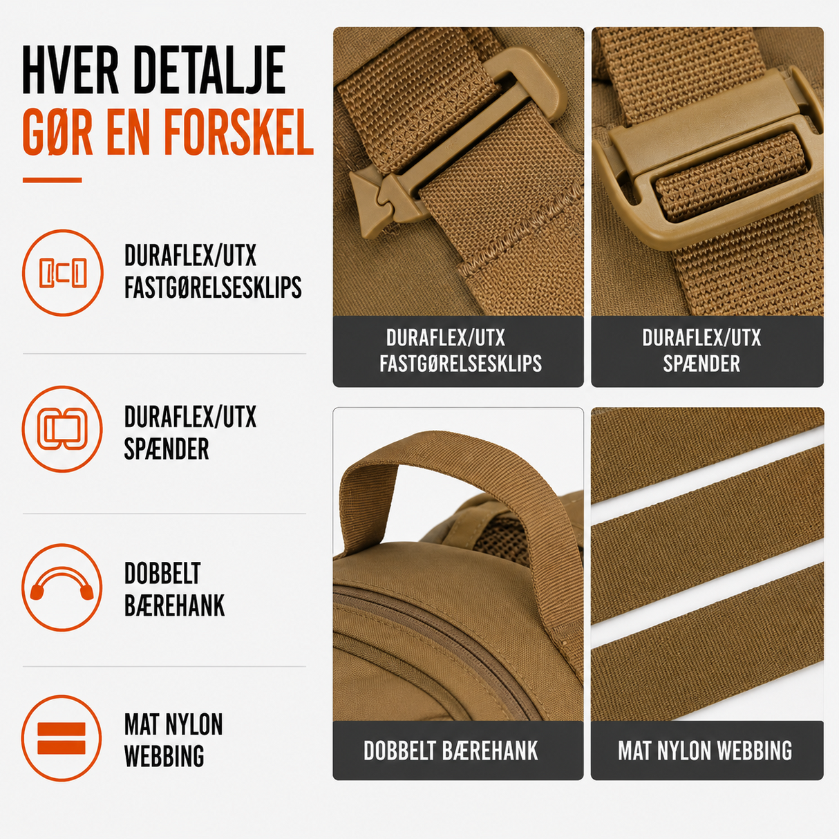 Trekker 20 – Kompakt Rygsæk til Friluftsliv, Sport & Hverdag (20L)