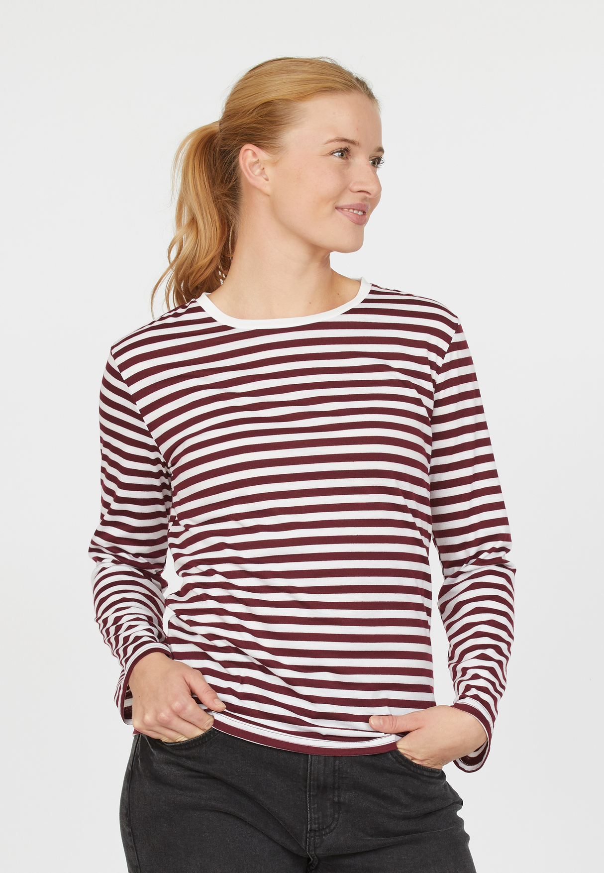 Hico Bluse - Bordeaux