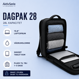 DagPak 28 – Organiseret Rygsæk til Studie & Arbejde