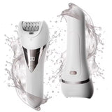 SkySkin Epilator 2-i-1 – Vandtæt Epilator & Ladyshaver med LED-lys