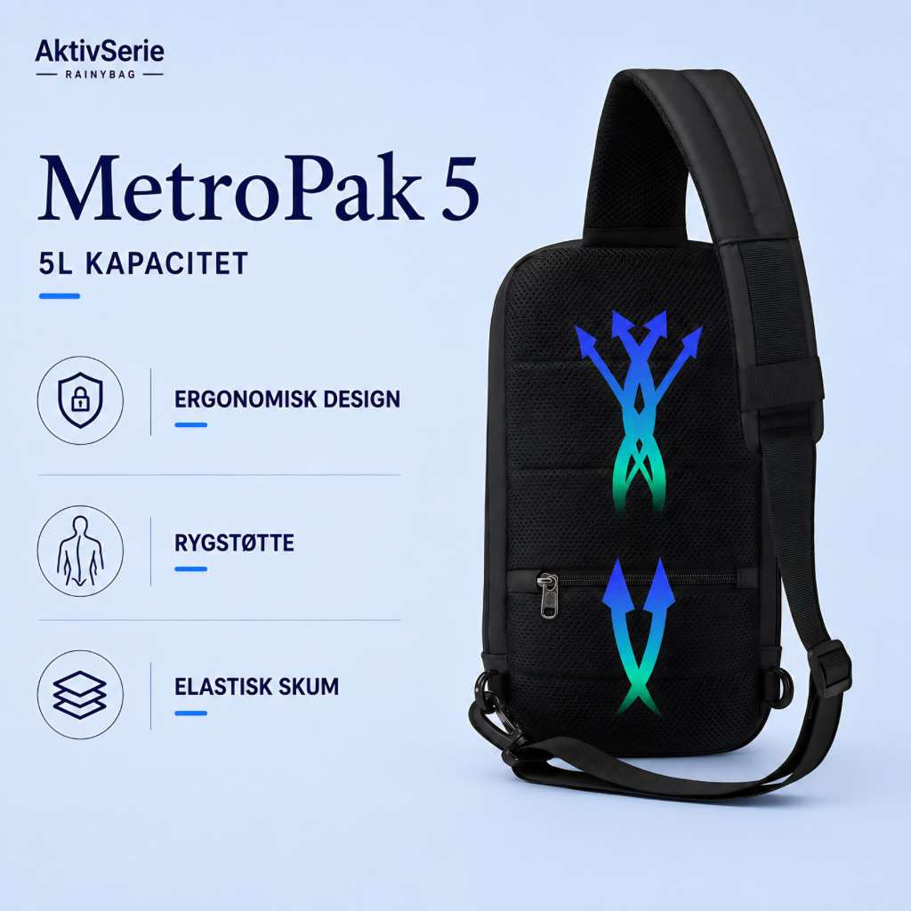 MetroPak 5 – Kompakt Slingtaske