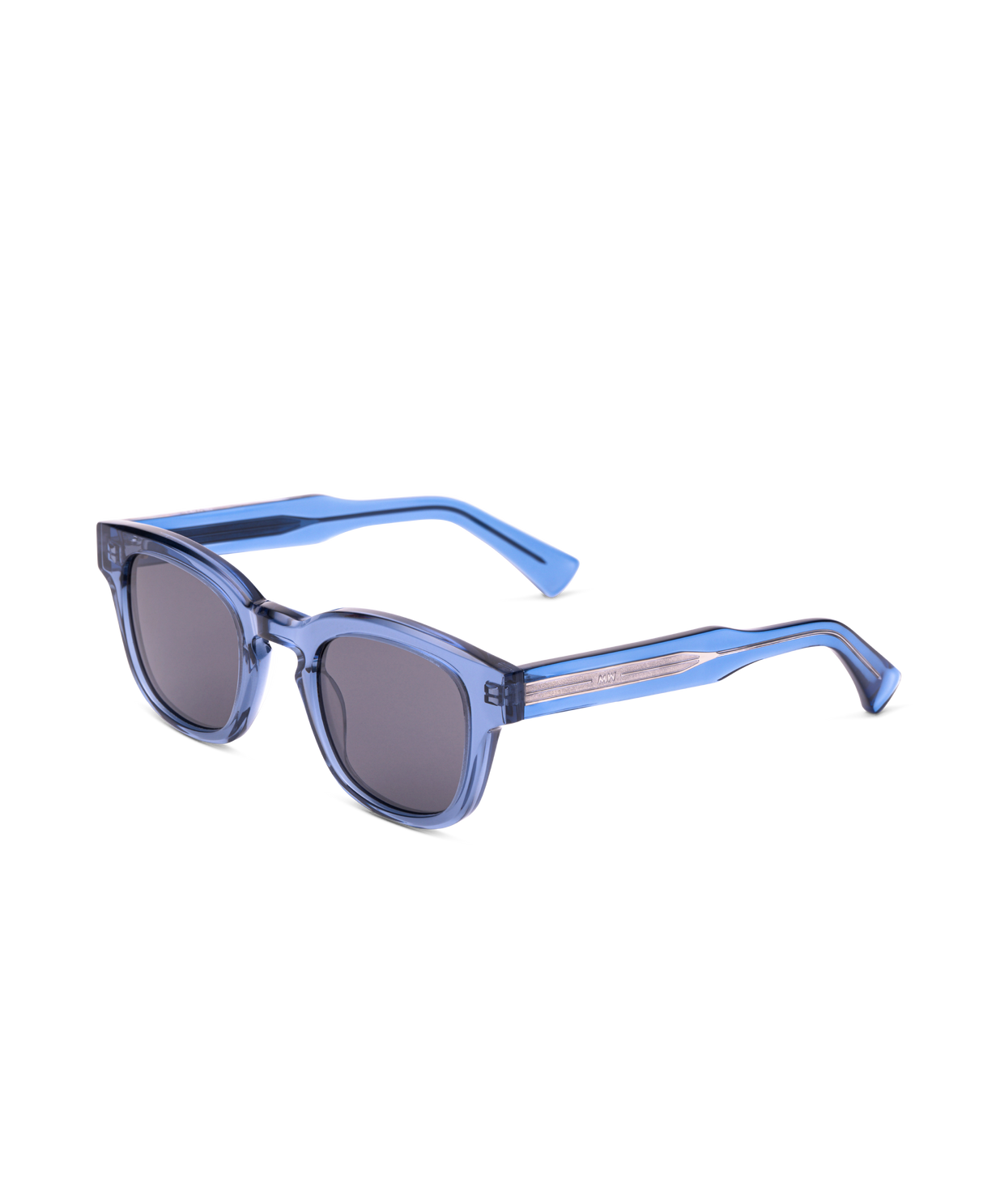 AUSTIN Grey Blue Transparent - Solbrille