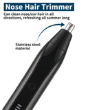 SkySkin Precision Næse og ørehårs trimmer – Genopladelig, Vandtæt og Præcis