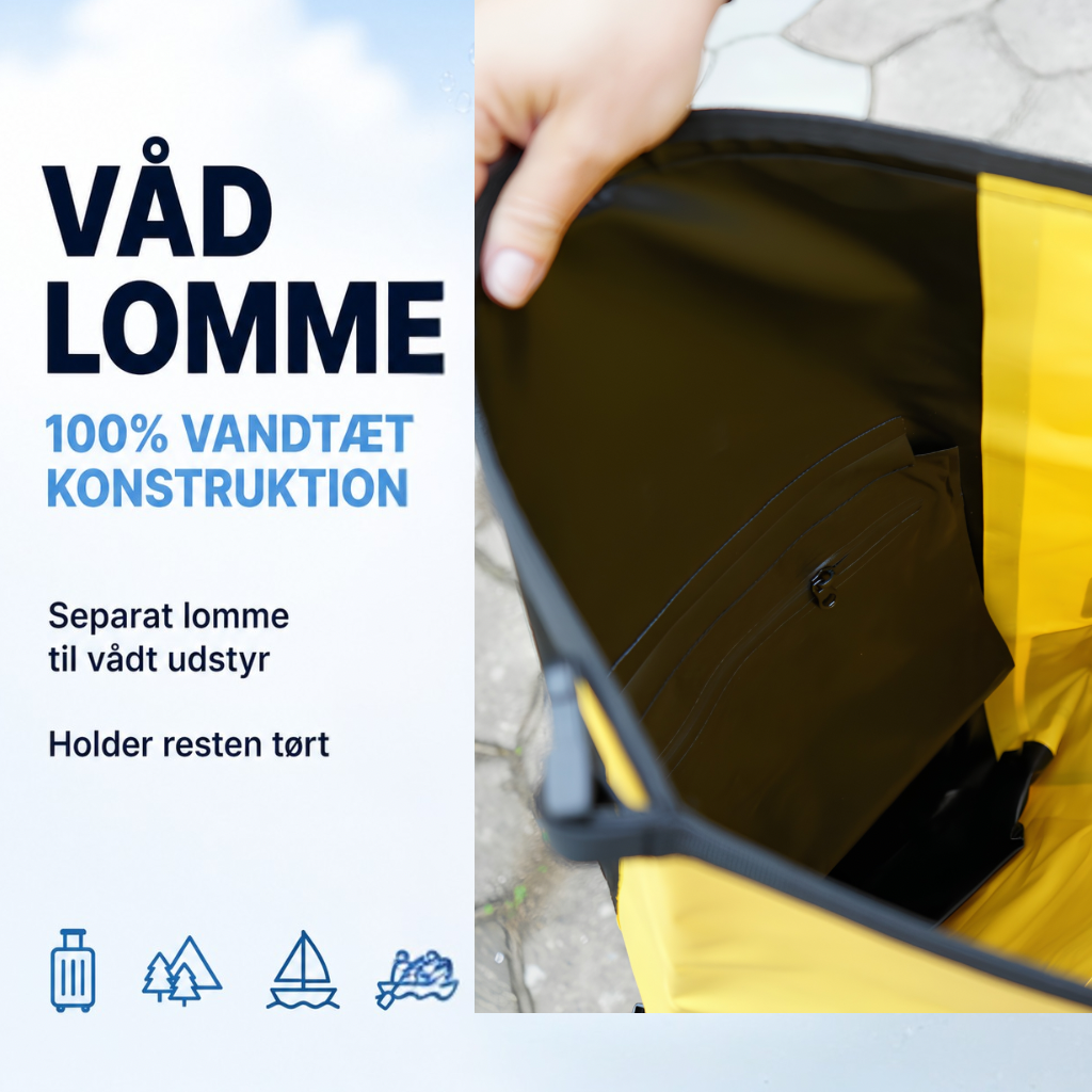 TørPak 35 – Vandtæt Rygsæk (35L)