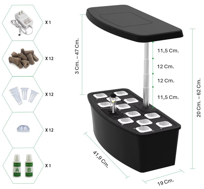 EcoSprout27 - Smart Indendørs Køkkenhave