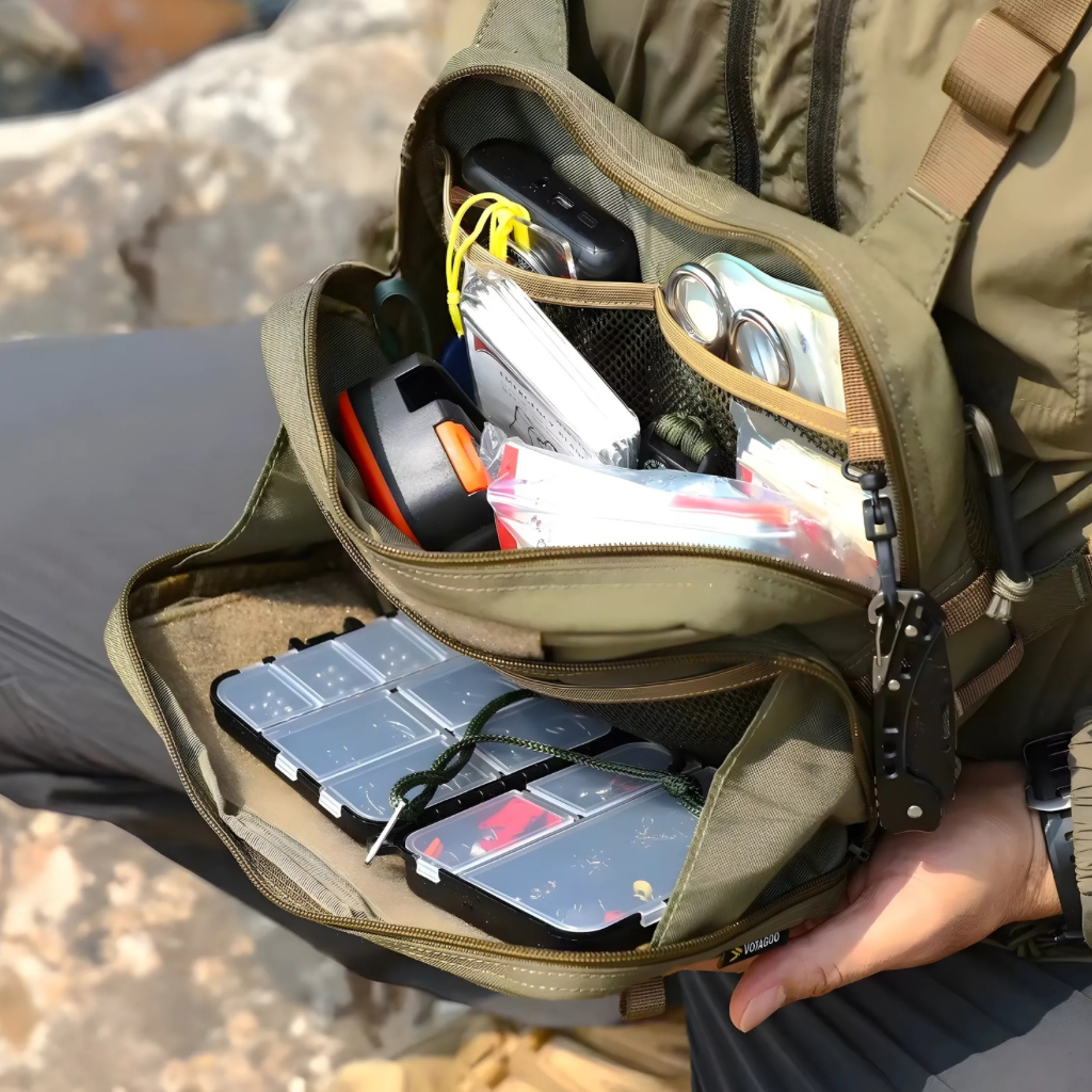 FrontPak 6 – Taktisk Taske til Fiskeri & Friluftsliv (6L)