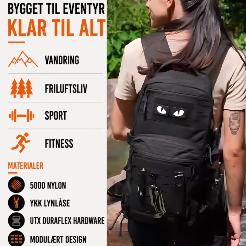 Trekker 20 – Kompakt Rygsæk til Friluftsliv, Sport & Hverdag (20L)