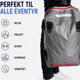 Kombi 40 – 100% Vandtæt Duffeltaske & Rygsæk til Rejse, Sport & Friluft (40L)