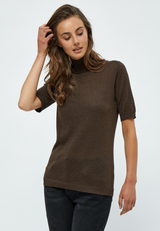 MSLima Roll Neck Knit - Brun
