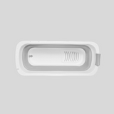 Foldebadekar til voksne - Med låg - 143cm/Grå - Ekstra 300 cm. slange, sort badepude, lækker opbevaringspose samt ekstra prop inkl. Værdi kr. 798,-.