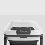 Special edition foldebadekar til voksne med låg, digital termometer og fodmassage - 150cm/Grå XL. Bonus tilbehør medfølger. Værdi kr. 798,-.