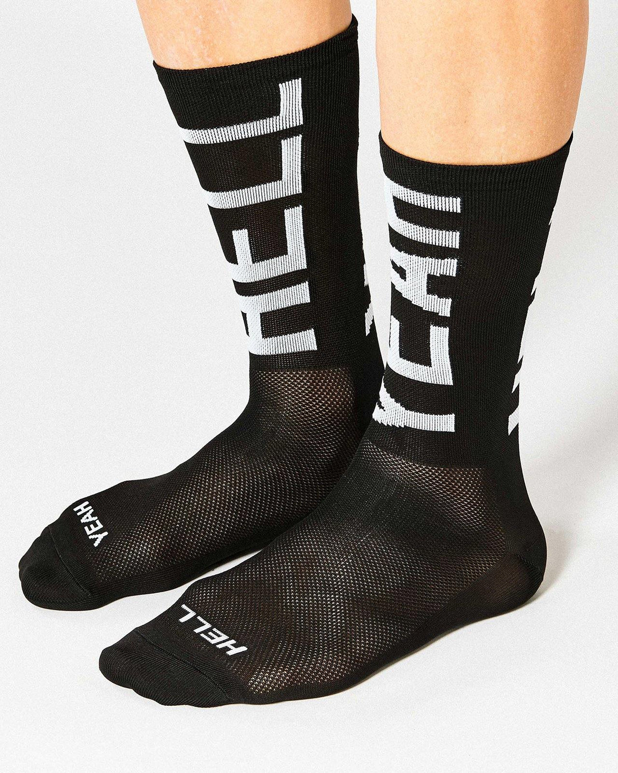 Hell Yeah 2.0 Cykelstrømper - Fingerscrossed - Sort