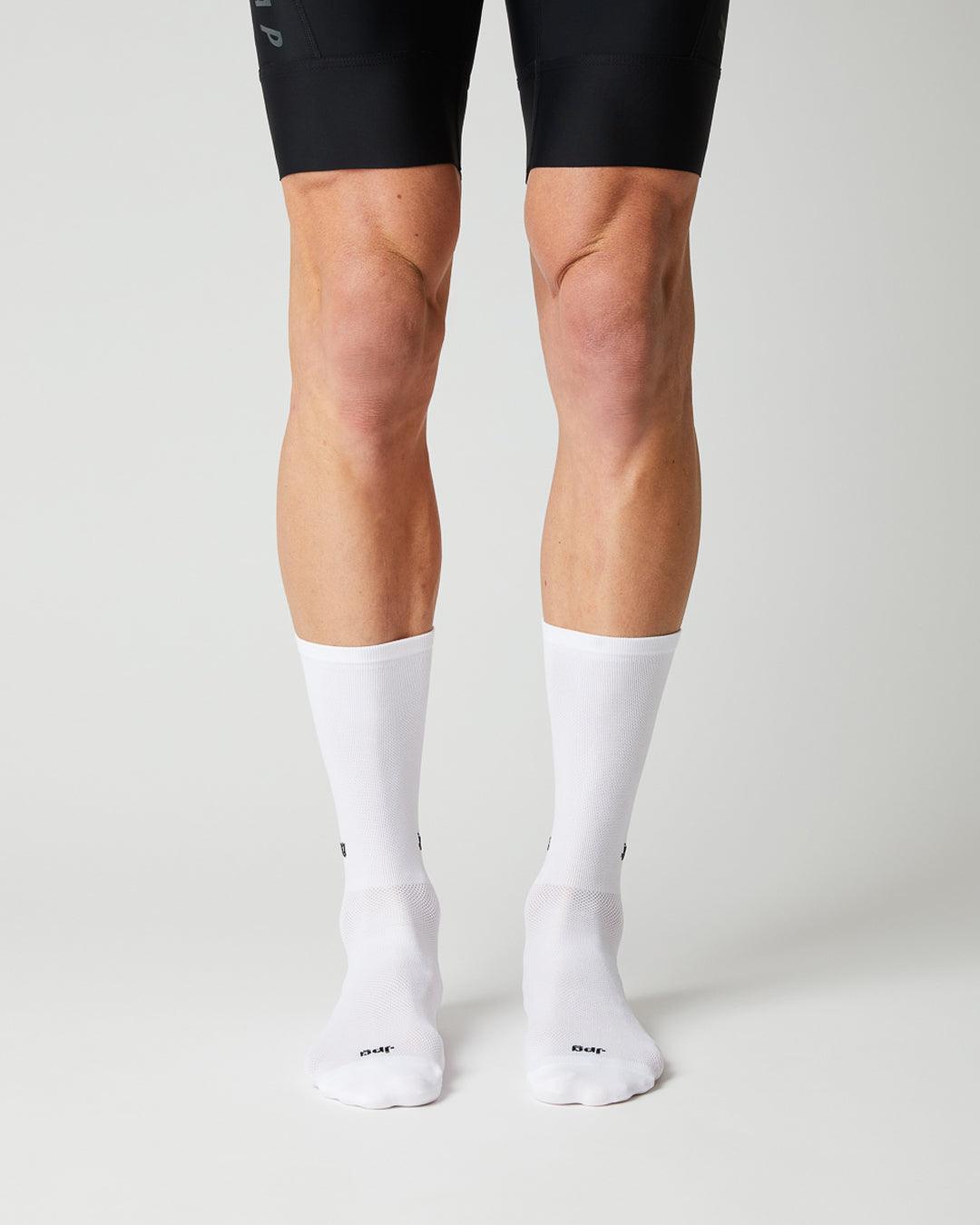 JPG Cykelstrømper - Fingerscrossed - Hvid