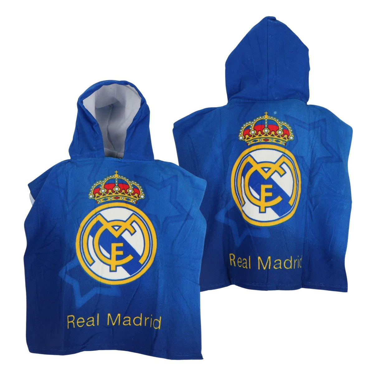 Real Madrid Badehåndklæde / Poncho med hætte - 55x115 cm.