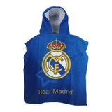 Real Madrid Badehåndklæde / Poncho med hætte - 55x115 cm.