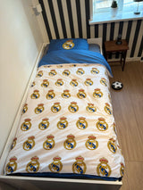 Real Madrid Sengetøj 140x200 – 100% bomuld & vendbart design