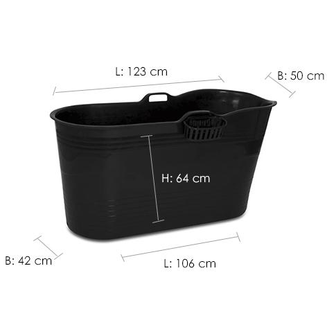 Badebalje XL – Sort | Model Tisvilde